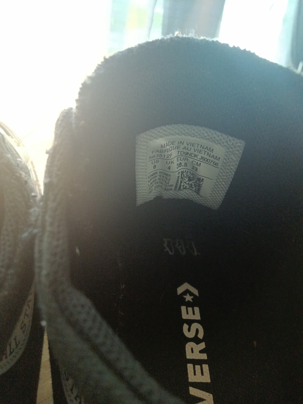 Converse Black Low-Top Canvas Sneakers